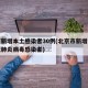 北京新增本土感染者30例(北京市新增本土新冠肺炎病毒感染者)