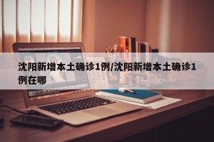 沈阳新增本土确诊1例/沈阳新增本土确诊1例在哪
