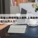 上海新增11例境外输入病例.上海接待境外游客超531万人次？