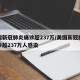 美国新冠肺炎确诊超237万/美国新冠肺炎确诊超237万人感染